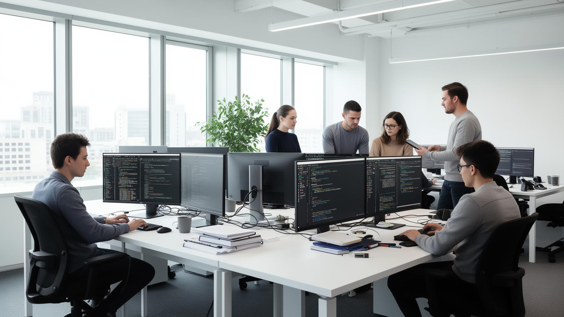 Datamart Inc team working